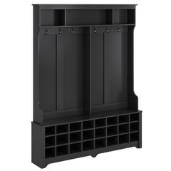 ON-TREND Modern Style Multiple Functions Hallway Coat Rack with Metal