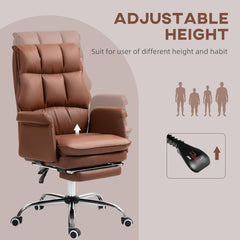 Executive Office Chair, PU Leather Ergonomic Office Desk Chair with