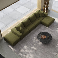 Oversized sponge cloud sofa,Modern Upholstered Sectional Sofa Couch
