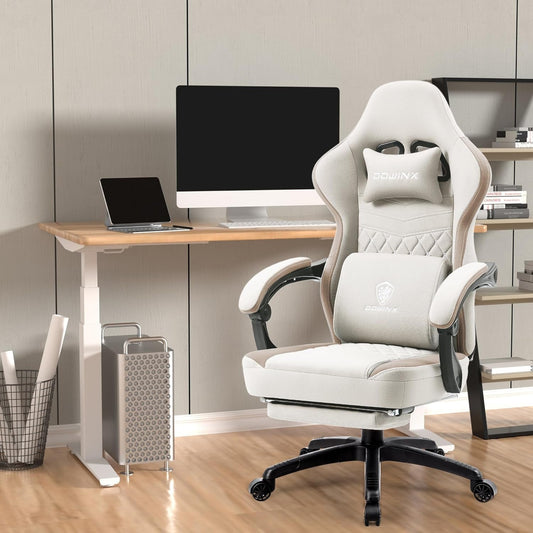 Gaming Chair Breathable Fabric Computer Chair with Pocket Spring