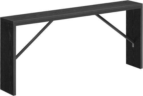 Console Table, 70.9" Long Sofa Table behind Couch, Narrow Entryway