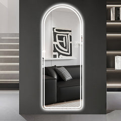 65" x 21" Arch Design LED Full Length Mirror ,Dimmable,  High