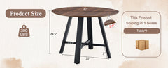 Modern minimalist round dining table and coffee table. 42 Inch