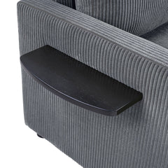Twin Size Sofa Bed 47.2' Sleeper Sofa Loveseat Sofa with Foldable