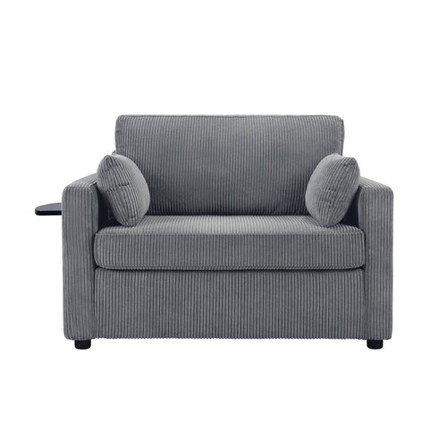 Twin Size Sofa Bed 47.2' Sleeper Sofa Loveseat Sofa with Foldable