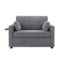 Twin Size Sofa Bed 47.2' Sleeper Sofa Loveseat Sofa with Foldable