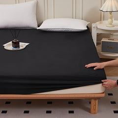 Waterproof Noiseless Fitted Mattress Protector  Soft  Washable