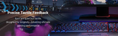 Redragon S101 Gaming Keyboard, M601 Mouse, RGB Backlit Gaming Keyboard, Programmable Backlit Mouse, Value Combo Set