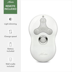 Fan Dempsey Low Profile Ceiling Fans with Lights and Remote, Flush