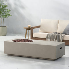 RECTANGLE 14.75' MGO FIRE PIT - 50 000 BTU