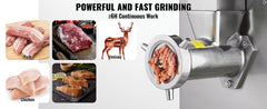 VEVOR 22/36.7Lbs Meat Grinder Capacity Electric Meat Grinders Grinding Plate Sausage Maker for Kitchen Restaurant Butcher Store