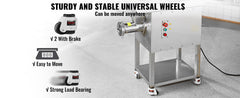 VEVOR 22/36.7Lbs Meat Grinder Capacity Electric Meat Grinders Grinding Plate Sausage Maker for Kitchen Restaurant Butcher Store