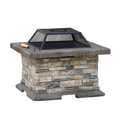 28' SQUARE MGO FIRE PIT