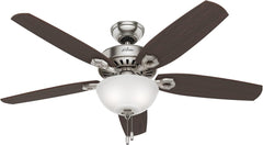 Fan Company 53090 Builder Deluxe Indoor Ceiling Fan with LED Light and