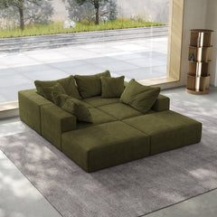 Oversized sponge cloud sofa,Modern Upholstered Sectional Sofa Couch