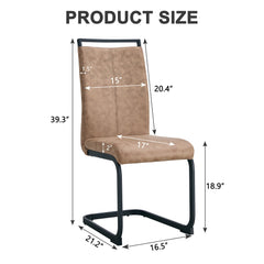 Dining Chairs,tech cloth High Back Upholstered Side Chair with