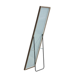 3rd generation gray solid wood frame full length mirror, dressing