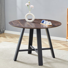 Modern minimalist round dining table and coffee table. 42 Inch