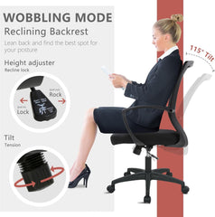 Office Computer Gaming Chair Ergonomic Mesh Desk Chair Adjustable