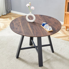 Modern minimalist round dining table and coffee table. 42 Inch