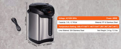 SucceBuy Hot Water Dispenser Adjustable 4 Temperatures Water Boiler and Warmer 304 Stainless Steel Countertop Water Heater 3-Way