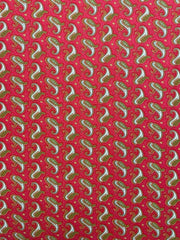 SheetWorld Fitted Bassinet Sheet - 100% Cotton Woven - Paisley Red,