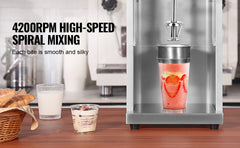 VEVOR 400W Ice Cream Blender Stainless Steel High-Speed Ice Cream Maker Mixer Make Various Flavors of Ice Cream for Commercial