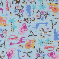 SheetWorld Fitted Bassinet Sheet - 100% Cotton Flannel - Jungle