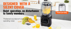 SucceBuy 2L Smoothie Blender Commercial Grade Food Fruit Processor Multifunctional Mixer Make Shakes And Crush Technology