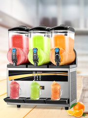 VEVOR 45L Slushy Machine Intelligent LED Control Panel Drink Dispenser Juicer Beverage Granizing Smoothie Maker for Commercial