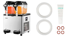 VEVOR 2x6L Commercial Beverage Slush Machine Frozen Drink Juice Dispenser Ice-Cool Smoothie Maker Equipment for Restaurant Bar