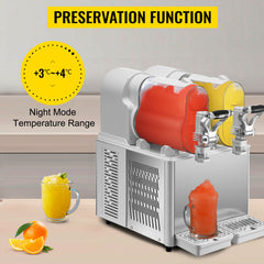 SucceBuy 3/6L 1/2 Jar Commercial Slushie Machine Slush Maker Frozen Drink Dispenser Juice Smoothie Granita Vending Machine