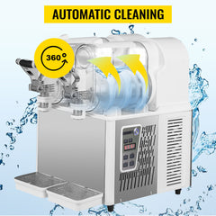 SucceBuy 3/6L 1/2 Jar Commercial Slushie Machine Slush Maker Frozen Drink Dispenser Juice Smoothie Granita Vending Machine