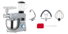 SucceBuy 5.5/7LElectric Stand Mixer with 6Speeds LCD Screen Timing Food Mixer Cream Egg Whisk Whip Dough Kneader With Steel Bowl