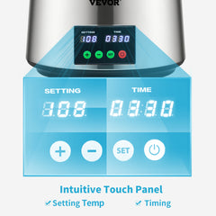 SucceBuy 4L Water Distiller Purifier Filter 1L/H Distilling Speed Dispenser Drinking Bottle Softener Touch Screen Home Appliance